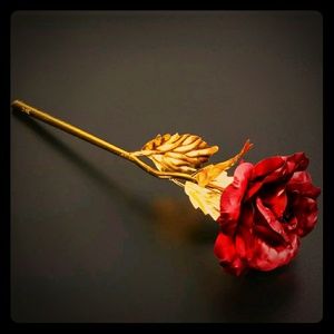 24k Gold Plated Rose Flowers perfect Valentine gif